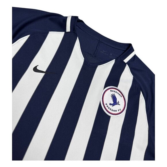 NEEDHAM FREEDOM FC Nike Dri-Fit Striped Football Soccer Kit Jersey Mens Large - Picture 2 of 6